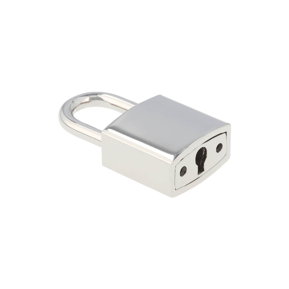 Ohio Travel Bag Locks & Closures 3/4" Shiny Nickel, Padlock, Zinc Alloy, #L-2845-NIC L-2845-NIC