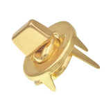 5/8” Turn Lock, Brass Plated Over Solid Brass