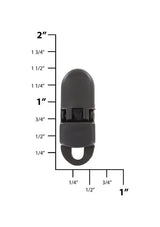 Ohio Travel Bag Novelty & Gift 1 1/2" Black, CueClip, Plastic, #C-1684-BLK C-1684-BLK