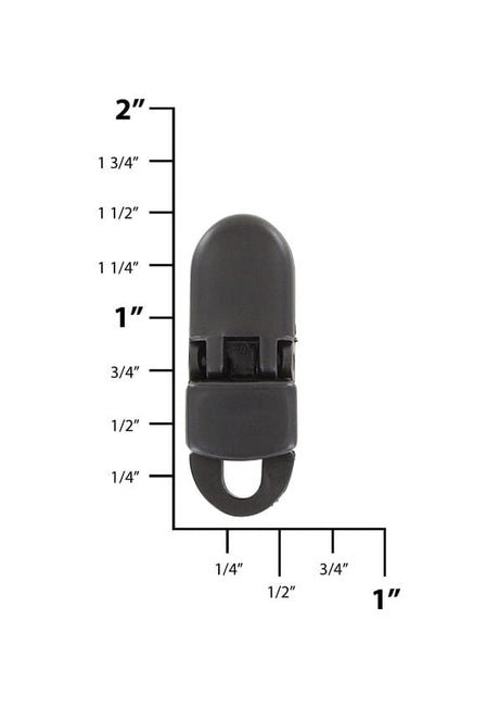 Ohio Travel Bag Novelty & Gift 1 1/2" Black, CueClip, Plastic, #C-1684-BLK C-1684-BLK