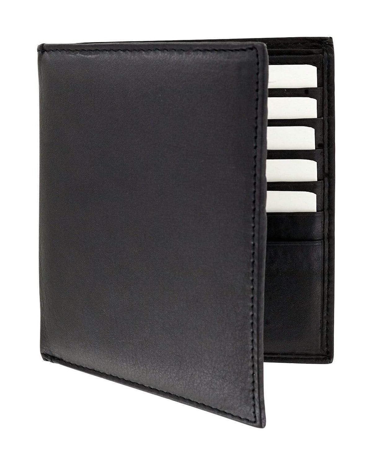 Ohio Travel Bag Novelty & Gift 4" Black, Hipster Wallet, Leather, #M-1659 M-1659
