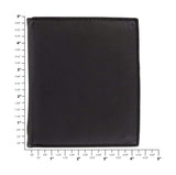Ohio Travel Bag Novelty & Gift 4" Black, Hipster Wallet, Leather, #M-1659 M-1659