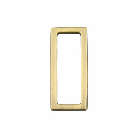 Ohio Travel Bag Rings & Slides 1 1/2"  Antique Brass, Cast Rectangular Ring, Zinc Alloy, #P-3114-ANTB P-3114-ANTB