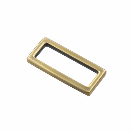 Ohio Travel Bag Rings & Slides 1 1/2"  Antique Brass, Cast Rectangular Ring, Zinc Alloy, #P-3114-ANTB P-3114-ANTB