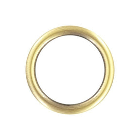 Ohio Travel Bag Rings & Slides 1 1/2" Antique Brass, Cast Round Ring, Zinc Alloy, #P-2772-ANTB P-2772-ANTB