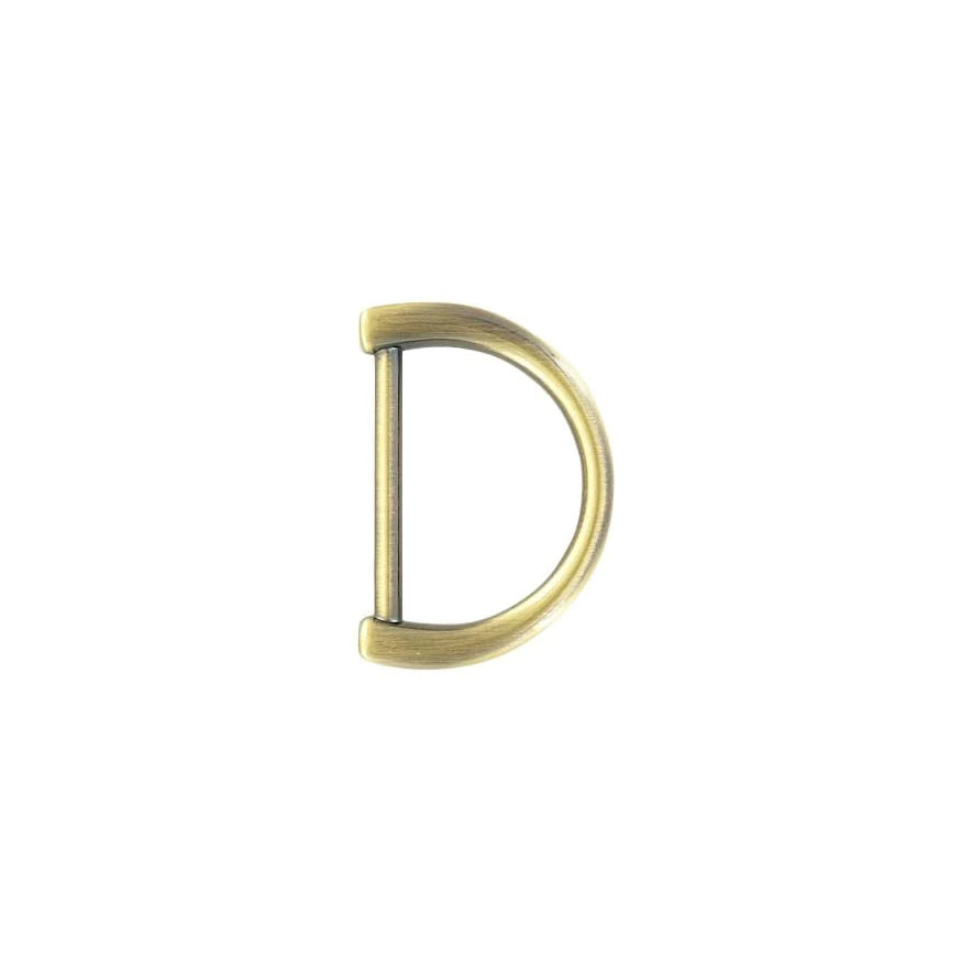 1 1/2" Antique Brass, D-Ring Handle Loop, Zinc Alloy