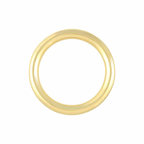 Ohio Travel Bag Rings & Slides 1 1/2" Gold, Cast Round Ring, Zinc Alloy, #P-2772-GOLD P-2772-GOLD