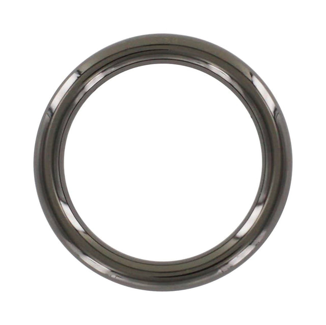 Ohio Travel Bag Rings & Slides 1 1/2" Gunmetal, Cast Round Ring, Zinc Alloy, #P-2772-GUNM P-2772-GUNM