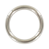 Ohio Travel Bag Rings & Slides 1 1/2" Nickel, Cast Round Ring, Zinc Alloy, #P-2772-NIC P-2772-NIC