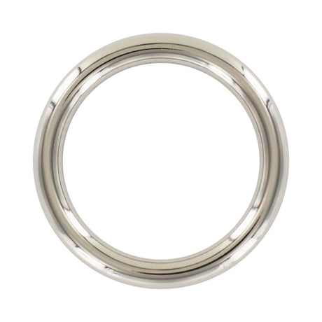 Ohio Travel Bag Rings & Slides 1 1/2" Nickel, Cast Round Ring, Zinc Alloy, #P-2772-NIC P-2772-NIC