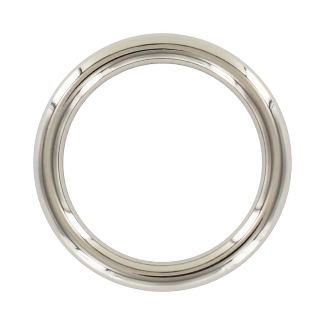 Ohio Travel Bag Rings & Slides 1 1/2" Nickel, Cast Round Ring, Zinc Alloy, #P-2772-NIC P-2772-NIC