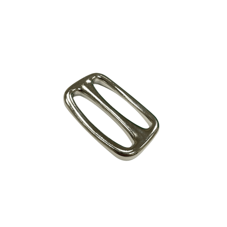 Ohio Travel Bag Rings & Slides 1 1/2" Nickel, Cast Slide Ring, Zinc Alloy, #C-2046-NIC C-2046-NIC