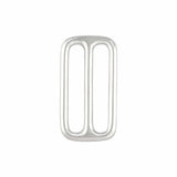 Ohio Travel Bag Rings & Slides 1 1/2" Nickel, Cast Triglide, Solid Brass, #P-2248-SBN P-2248-SBN