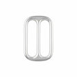 Ohio Travel Bag Rings & Slides 1 1/2" Nickel, Double Loop Slide, Zinc Alloy, #P-2810-NIC P-2810-NIC