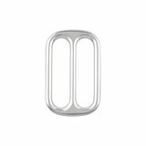 Ohio Travel Bag Rings & Slides 1 1/2" Nickel, Double Loop Slide, Zinc Alloy, #P-2810-NIC P-2810-NIC