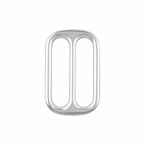 Ohio Travel Bag Rings & Slides 1 1/2" Nickel, Double Loop Slide, Zinc Alloy, #P-2810-NIC P-2810-NIC