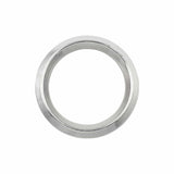 Ohio Travel Bag Rings & Slides 1 1/4" Nickel, Beveled Round Ring, Zinc Alloy, #P-2878-NIC P-2878-NIC