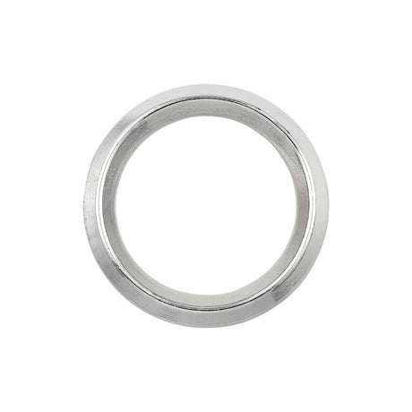 Ohio Travel Bag Rings & Slides 1 1/4" Nickel, Beveled Round Ring, Zinc Alloy, #P-2878-NIC P-2878-NIC