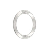 Ohio Travel Bag Rings & Slides 1 1/4" Nickel, Beveled Round Ring, Zinc Alloy, #P-2878-NIC P-2878-NIC