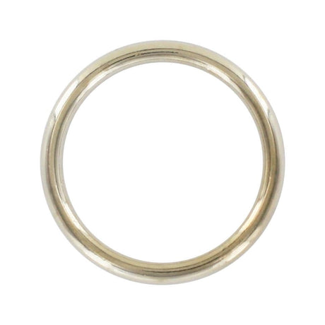 Ohio Travel Bag Rings & Slides 1 1/4" Nickel, Cast Round Ring, Zinc Alloy, #A-235-NP A-235-NP