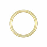 Ohio Travel Bag Rings & Slides 1 1/4" Shiny Brass, Solid Round Ring, Zinc Alloy, #A-235-BP A-235-BP