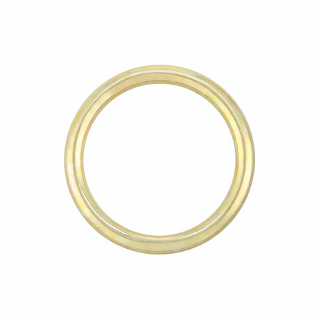 Ohio Travel Bag Rings & Slides 1 1/4" Shiny Brass, Solid Round Ring, Zinc Alloy, #A-235-BP A-235-BP