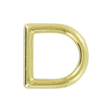Ohio Travel Bag Rings & Slides 1/2" Brass, Cast D-Ring, Zinc Alloy, #D-301-BP D-301-BP