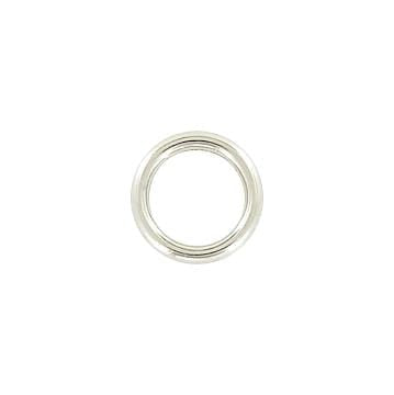 Ohio Travel Bag Rings & Slides 1/2" Nickel, Cast Round Ring, Zinc Alloy, #P-2717-NP P-2717-NP