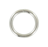Ohio Travel Bag Rings & Slides 1/2" Nickel,  Split Round Ring, Steel, #A-3-NP A-3-NP