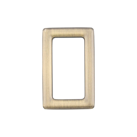 Ohio Travel Bag Rings & Slides 1" Antique Brass, Rectangular Ring, Zinc Alloy, #P-3113-ANTB P-3113-ANTB