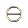 Ohio Travel Bag Rings & Slides 1" Antique Brass, Round Slide, Zinc Alloy, #P-3206-ANTB P-3206-ANTB