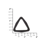 Ohio Travel Bag Rings & Slides 1" Black, TrI-Ring, Plastic, #TR-1 TR-1
