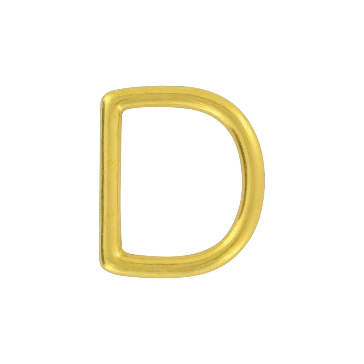 1" Brass, Cast D-Ring, Solid Brass