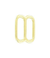 Ohio Travel Bag Rings & Slides 1" Brass, Cast Slide Ring, Solid Brass, #C-1596 C-1596