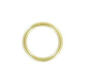 Ohio Travel Bag Rings & Slides 1" Brass Plated, Split Round Ring, Steel, #A-6-BP A-6-BP
