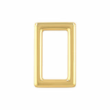 Ohio Travel Bag Rings & Slides 1" Gold, Rectangular Ring, Zinc Alloy, #P-3113-GOLD P-3113-GOLD