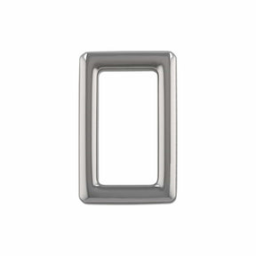 Ohio Travel Bag Rings & Slides 1" Gunmetal,  Rectangular Ring, Zinc Alloy, #P-3113-GUNM P-3113-GUNM