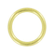 Ohio Travel Bag Rings & Slides 1" Shiny Brass, Cast Round Ring, Zinc Alloy, #A-234-BP A-234-BP