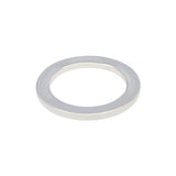 Ohio Travel Bag Rings & Slides 1" Shiny Nickel, Cast Flat Round Ring, Zinc Alloy, #P-2552-NIC P-2552-NIC