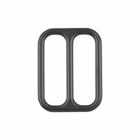 Ohio Travel Bag Rings & Slides 2" Black, Double Loop, Zinc Alloy, #P-2560-BLK P-2560-BLK