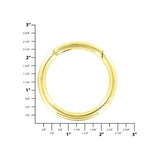 Ohio Travel Bag Rings & Slides 2" Gold, Ring w/ Spring Gate, Zinc Alloy, #P-2732-GOLD P-2732-GOLD