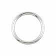 Ohio Travel Bag Rings & Slides 2" Shiny Nickel, Heavy Solid Round Ring, Zinc Alloy, #P-2550-NIC P-2550-NIC