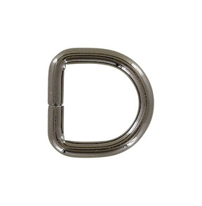 Ohio Travel Bag Rings & Slides 3/4" Gunmetal, Split D Ring, Steel, #P-2930-GUNM P-2930-GUNM