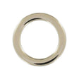 Ohio Travel Bag Rings & Slides 3/4" Nickel, Cast Flat Round Ring, Zinc Alloy, #P-2553-NIC P-2553-NIC