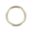 Ohio Travel Bag Rings & Slides 3/4" Nickel, Cast Round Ring, Zinc Alloy, #A-232-NP A-232-NP