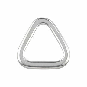Ohio Travel Bag Rings & Slides 3/4" Nickel,  Flat Triangle, Zinc Alloy, #P-3032-NIC P-3032-NIC