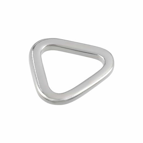Ohio Travel Bag Rings & Slides 3/4" Nickel,  Flat Triangle, Zinc Alloy, #P-3032-NIC P-3032-NIC
