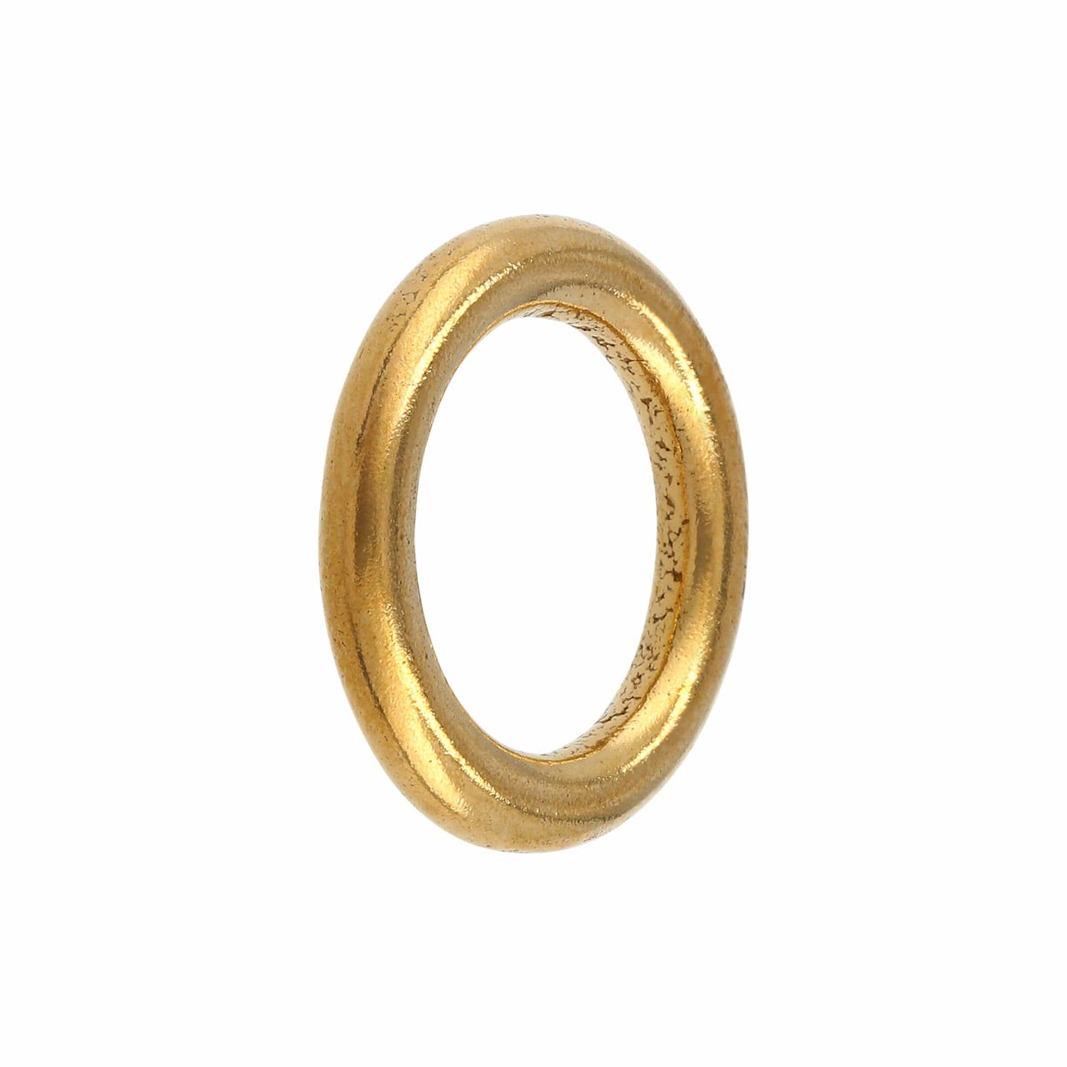 Ohio Travel Bag Rings & Slides 5/8" Brass, Solid Round Ring, Solid Brass, #P-3050 P-3050