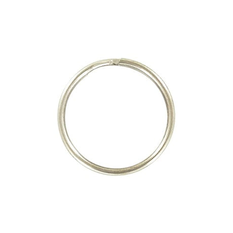 Ohio Travel Bag Rings & Slides 5/8" Nickel, Split Key Ring, Steel, #L-199-5-8 L-199-5-8