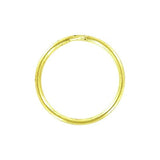 Ohio Travel Bag Rings & Slides 7/8" Brass, Split Key Ring, Steel, #L-199-7-8B L-199-7-8B